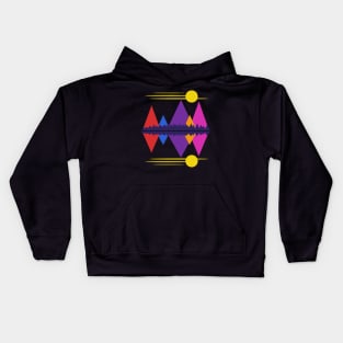 Moon Over The Mountains #5 Kids Hoodie